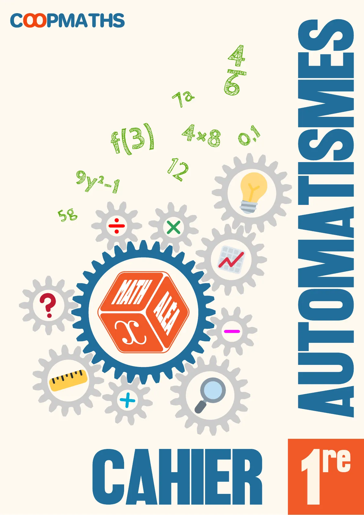 Couverture du cahier d'automatismes Première